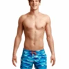 Funky Trunks Storm Bouy Shorty Shorts -Aqua Wear Shop FunkyTrunksStormBuoy 3