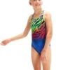 Speedo Girls Digital Placement Medalist - Blue/Multi -Aqua Wear Shop GirlsDigitalPlacementMedalist BlueMulti 2