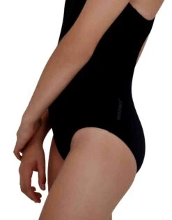 Speedo Girls Endurance Plus Medalist - Black -Aqua Wear Shop GirlsEndurancePlusMedalist Black