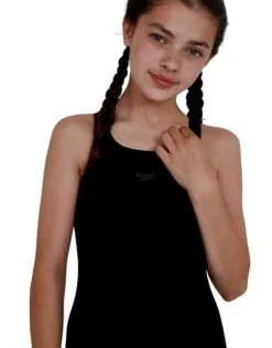 Speedo Girls Endurance Plus Medalist - Black -Aqua Wear Shop GirlsEndurancePlusMedalist Black 1