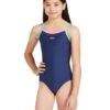 Zoggs Girls Kerrawa Strikeback Swimsuit - Navy/Purple/Coral -Aqua Wear Shop GirlsKerrawaStrikebackSwimsuit NavyPurpleCoral 2