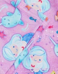 Speedo Tots Girls Printed Sun Protection Set - Green/Pink -Aqua Wear Shop Girls PrintedSunProtectionSet GreenPink 1