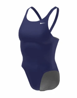 Nike Hydrastrong Solid Fastback Swimsuit - Midnight Navy 12 Nike Hydrastrong Solid Fastback Swimsuit - Midnight Navy -Aqua Wear Shop HydrastrongFastbackSwimsuit Blue