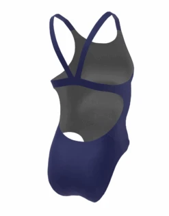 Nike Hydrastrong Solid Fastback Swimsuit - Midnight Navy 14 Nike Hydrastrong Solid Fastback Swimsuit - Midnight Navy -Aqua Wear Shop HydrastrongFastbackSwimsuit Blue 2