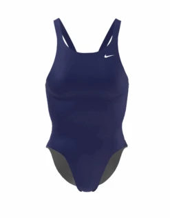 Nike Hydrastrong Solid Fastback Swimsuit - Midnight Navy 15 Nike Hydrastrong Solid Fastback Swimsuit - Midnight Navy -Aqua Wear Shop HydrastrongFastbackSwimsuit Blue 3