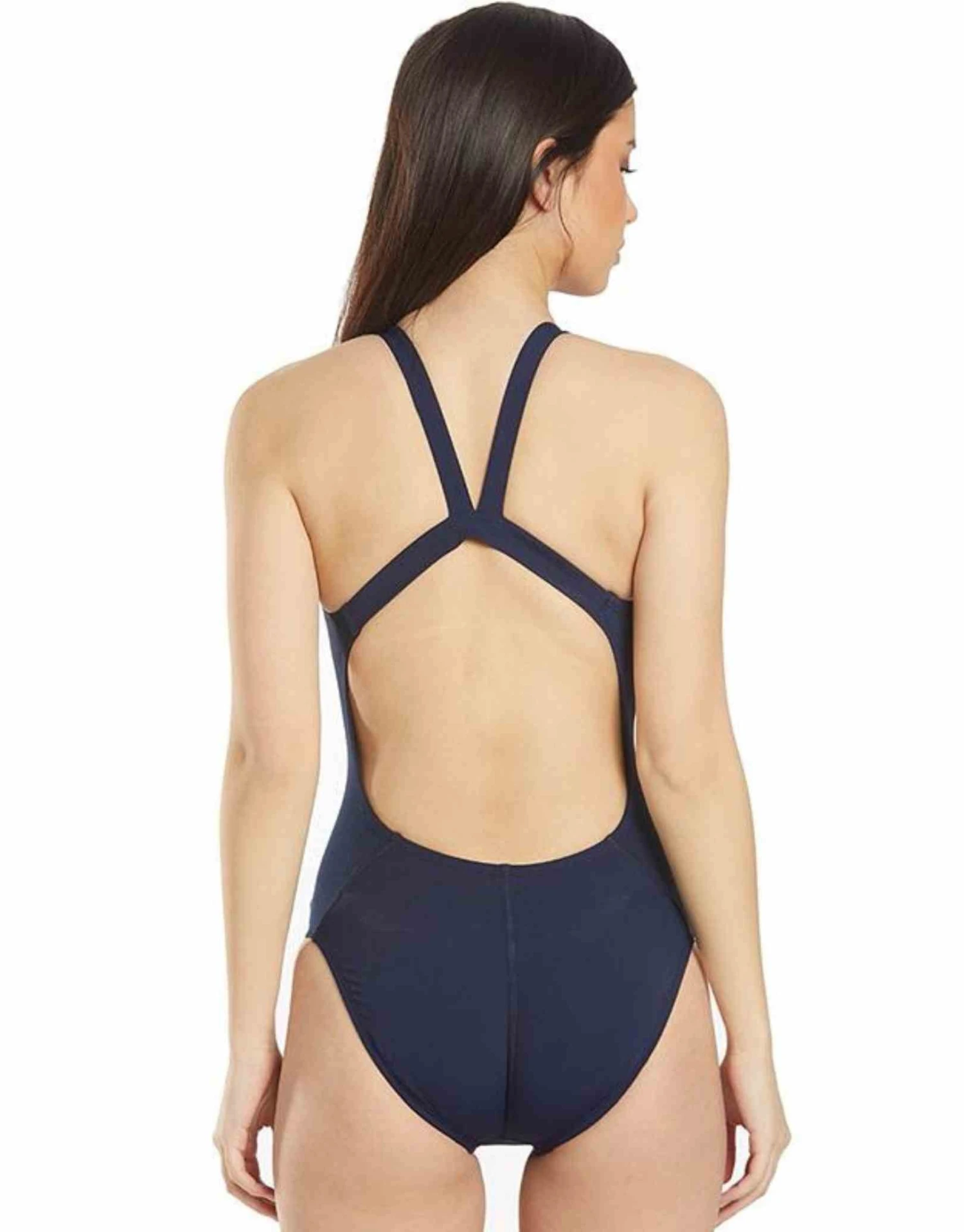 Nike Hydrastrong Solid Fastback Swimsuit - Midnight Navy 4 Nike Hydrastrong Solid Fastback Swimsuit - Midnight Navy - Image 2