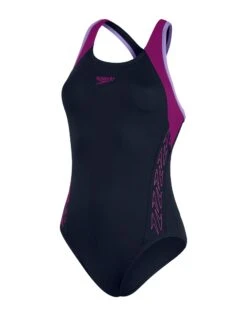 Speedo Hyperboom Splice Flyback - Navy/Lilac -Aqua Wear Shop HyperboomSpliceFlyback NavyLilac 8