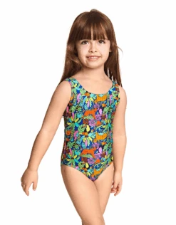 Zoggs Tots Girls Jungle Scoopback