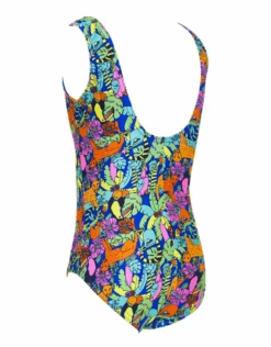 Zoggs Tots Girls Jungle Scoopback -Aqua Wear Shop JungleScoopback RGB 1 1