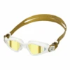 AQUA SPHERE Kayenne Small Fit Goggles - Mirrored Lens -Aqua Wear Shop KayenneSmallFit WhiteGold 4