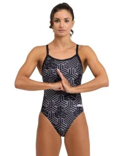Arena Kikko Pro Challenge Back Swimsuit - Black/White