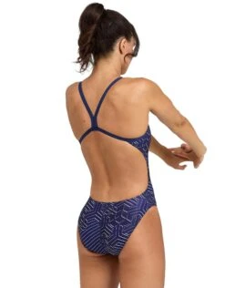 Aqua Wear Shop -Aqua Wear Shop KikkoProChallengeBackSwimsuit NavyWhite 3
