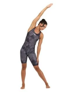 Arena Kikko Pro Full Body Legsuit - Black/White -Aqua Wear Shop KikkoProFullBodyLegsuit BlackWhite 3