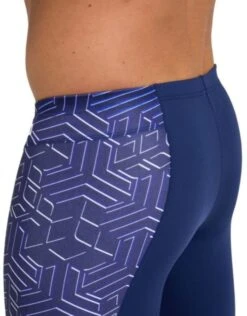 Arena Kikko Pro Swim Jammer - Navy/Multi -Aqua Wear Shop KikkoProSwimJammer NavyMulti 15