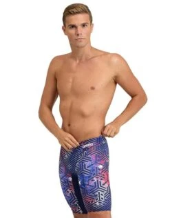 Arena Kikko Pro Swim Jammer - Red/White/Blue