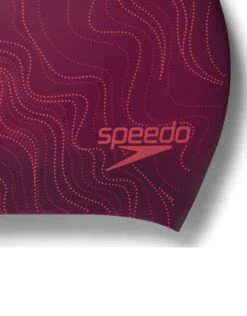 Speedo Long Hair Printed Swim Cap - Purple/Pink 7 Speedo Long Hair Printed Swim Cap - Purple/Pink -Aqua Wear Shop LongHairPrintedSwimCap PurplePink 3