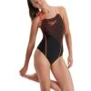 Speedo Medley Logo Medalist Swimsuit - Black/Siren Red 2 Speedo Medley Logo Medalist Swimsuit - Black/Siren Red -Aqua Wear Shop MedleyLogoMedalistSwimsuit BlackSirenRed 4