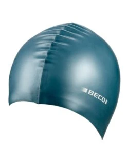 BeCo Metallic Silicone Swimming Cap -Aqua Wear Shop MetallicSiliconeSwimmingCap 3