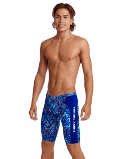 Funky Trunks Mr Squiggle Swim Jammers -Aqua Wear Shop MrSquiggleJammersMens 3