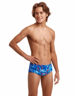 Funky Trunks Boys Mr Squiggle Swim Trunks -Aqua Wear Shop MrSquiggleSwimTrunksBoys 3