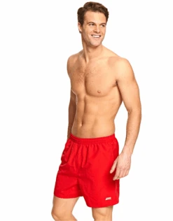 Zoggs Penrith 17" Short - Hot Red