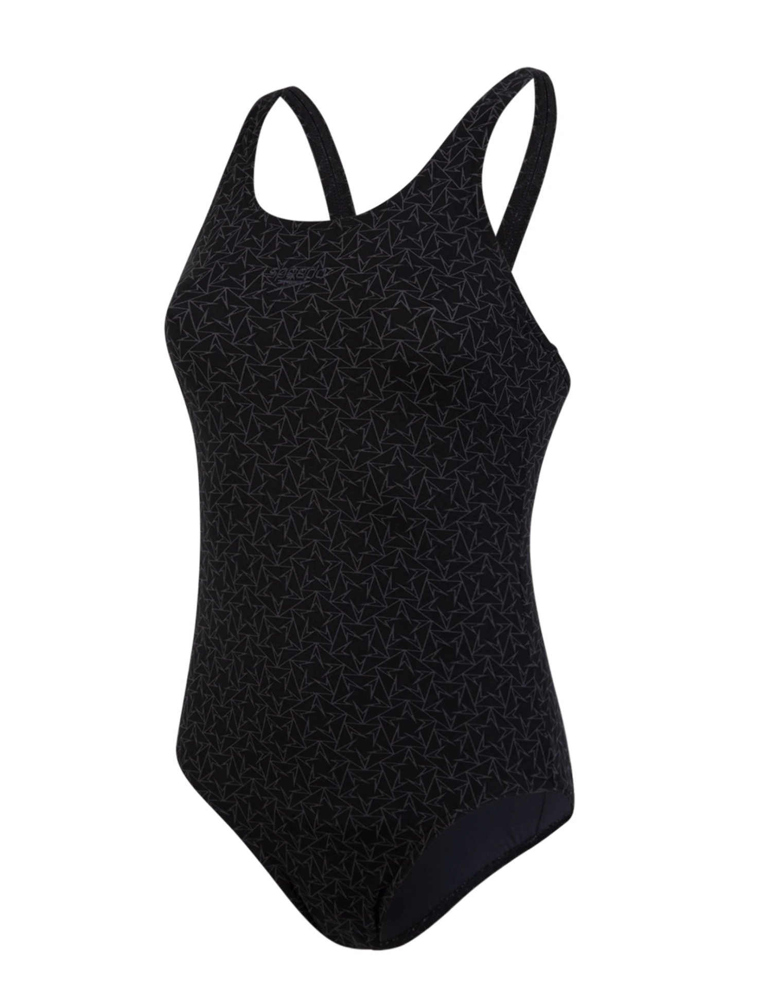 Speedo Boomstar Allover Muscleback Swimsuit - Black 13 Speedo Boomstar Allover Muscleback Swimsuit - Black - Image 11