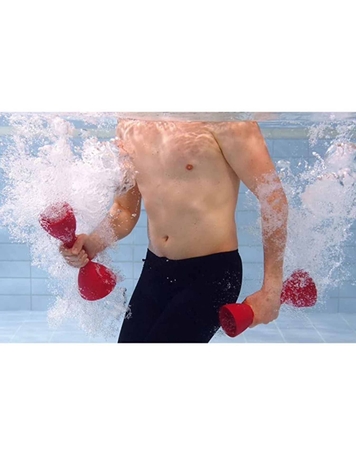 BeCo NordicJET Aqua Aerobics Fitness Aid (Pair) Red 4 BeCo NordicJET Aqua Aerobics Fitness Aid (Pair) Red - Image 2