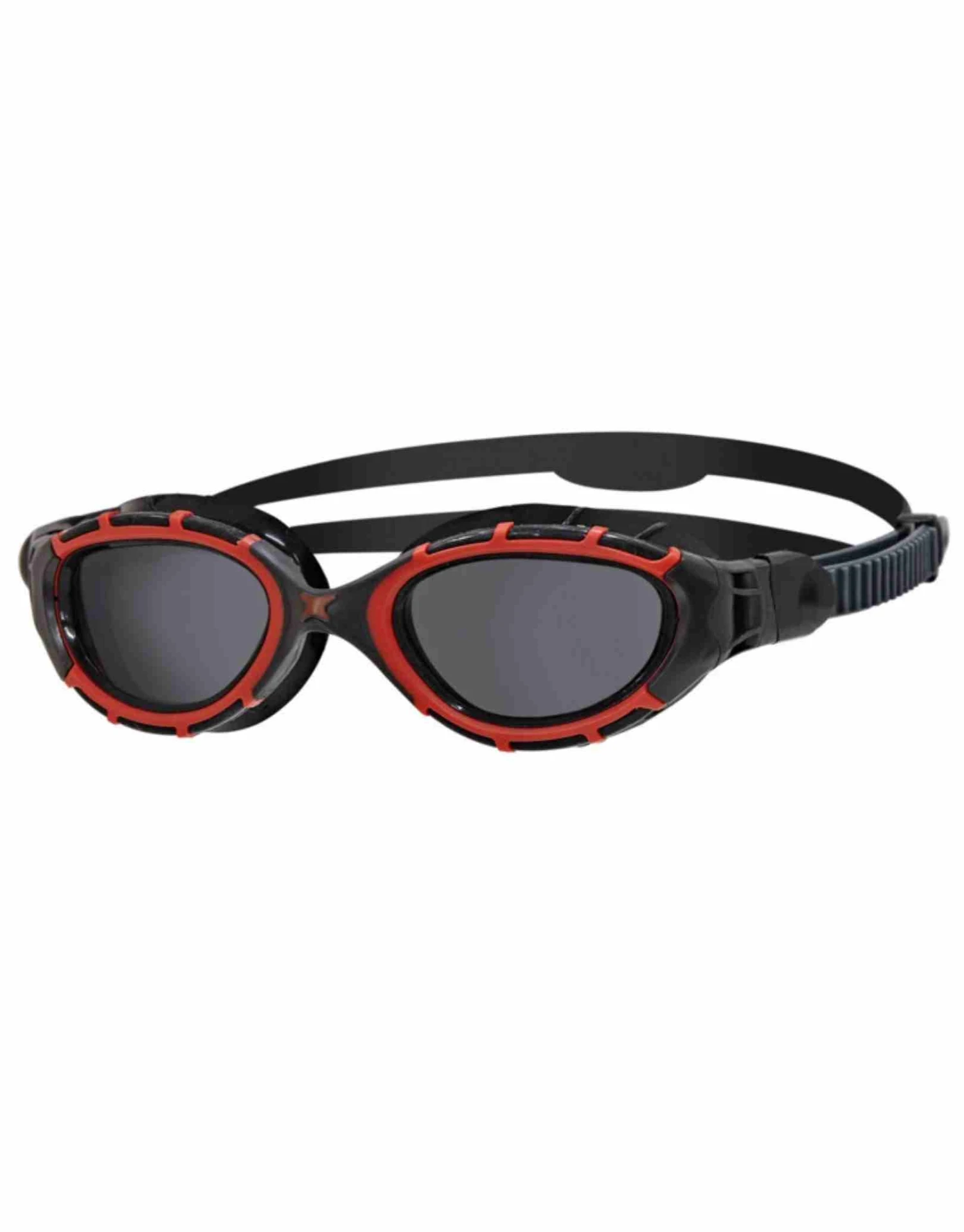 Zoggs Predator Flex Polarized Lens Goggle - Red/Black 3 Zoggs Predator Flex Polarized Lens Goggle - Red/Black