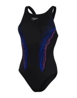 Speedo Panel Recordbreaker Swimsuit - Black/Blue 10 Speedo Panel Recordbreaker Swimsuit - Black/Blue -Aqua Wear Shop PanelRecordbreakerSwimsuit BlackBlue 1