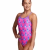 FUNKITA Girls Pine Time Single Strap Swimsuit -Aqua Wear Shop PineTime 4