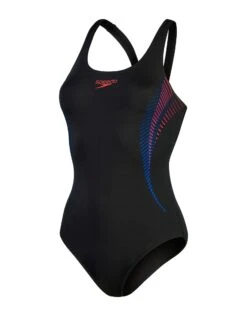 Speedo Placement Muscleback Swimsuit - Black/Red 19 Speedo Placement Muscleback Swimsuit - Black/Red -Aqua Wear Shop PlacementMusclebackSwimsuit BlackRed 2