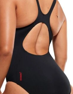 Speedo Placement Muscleback Swimsuit - Black/Red 18 Speedo Placement Muscleback Swimsuit - Black/Red -Aqua Wear Shop PlacementMusclebackSwimsuit BlackRed 3