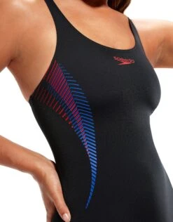 Speedo Placement Muscleback Swimsuit - Black/Red 14 Speedo Placement Muscleback Swimsuit - Black/Red -Aqua Wear Shop PlacementMusclebackSwimsuit BlackRed 4