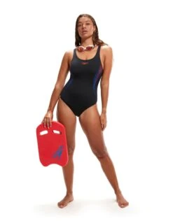 Speedo Placement Muscleback Swimsuit - Black/Red 16 Speedo Placement Muscleback Swimsuit - Black/Red -Aqua Wear Shop PlacementMusclebackSwimsuit BlackRed 8
