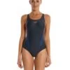 Speedo Placement Powerback Swimsuit - Grey/Red -Aqua Wear Shop PlacementPowerbackSwimsuit GreyRed 1