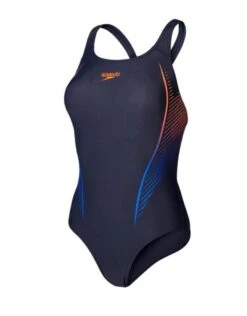 Speedo Placement Powerback Swimsuit - Grey/Red 10 Speedo Placement Powerback Swimsuit - Grey/Red -Aqua Wear Shop PlacementPowerbackSwimsuit GreyRed 3