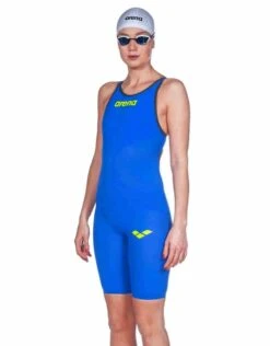 Arena Powerskin Carbon Air 2 Full Body Short Leg - Blue And Grey