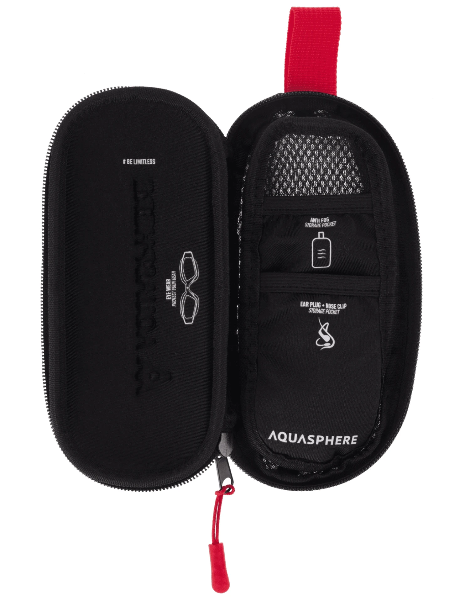 AQUA SPHERE Goggle Case - Black/Red 5 AQUA SPHERE Goggle Case - Black/Red - Image 3