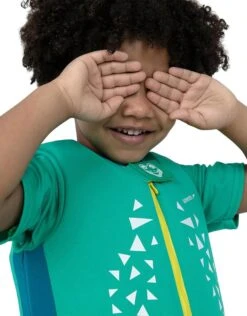 Speedo Sea Squad Float Suit (3-4 Years) - Mint Green -Aqua Wear Shop SeaSquadFloatSuit Green 3