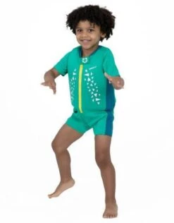 Speedo Sea Squad Float Suit (3-4 Years) - Mint Green -Aqua Wear Shop SeaSquadFloatSuit Green 5