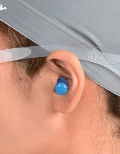 Silicone Ear Plugs With Retaining Cord -Aqua Wear Shop SiliconeEarPlugsWithRetainingCord 3
