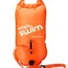 Fluorescent Swim Safety Buoy & Tow Float - Integral 28L Dry Bag -Aqua Wear Shop SimplySwimTowBag1 2