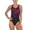 Speedo Speckleflow Placement Racerback - Black/Red -Aqua Wear Shop SpeckleflowPlacementRacerback BlackRed 5