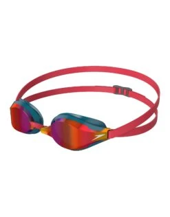 Speedo Fastskin Speedsocket 2 Mirror Goggle -Aqua Wear Shop Speedo Fastskin Speedsocket Goggle Red Green