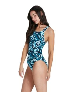 Speedo Hyperboom Allover Medalist Swimsuit - Teal 12 Speedo Hyperboom Allover Medalist Swimsuit - Teal -Aqua Wear Shop Speedo Hyperboom Allover Medalist Teal 7