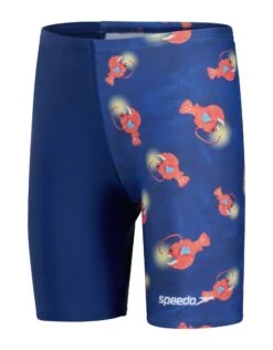 Speedo Tots Boys Digi Allover Jammer - Navy -Aqua Wear Shop Speedo Tots Boys Digi Allover Jammer Navy 5