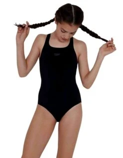 Speedo Girls Endurance Plus Medalist - Black