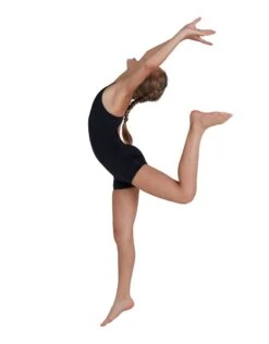 Speedo Girls Essential Endurance Plus Legsuit - Black -Aqua Wear Shop SpeedoGirlsEssentialEndurancePlusLegsuit Black 3