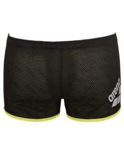 Arena Square Cut Drag Short - Black -Aqua Wear Shop SquareCutDragShort Black 2
