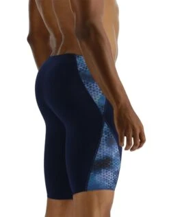 TYR StarHex Durafast Elite Blade Swim Jammer - Blue Ice -Aqua Wear Shop StarHexDurafastEliteBladeJammer BlueIce 3